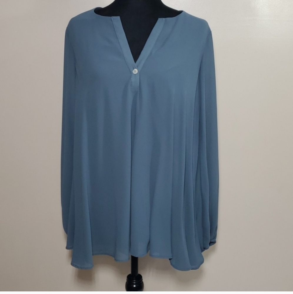Show Me Your Mumu Jamie Tunic Dress in Storm Chiffon - Picture 2 of 6